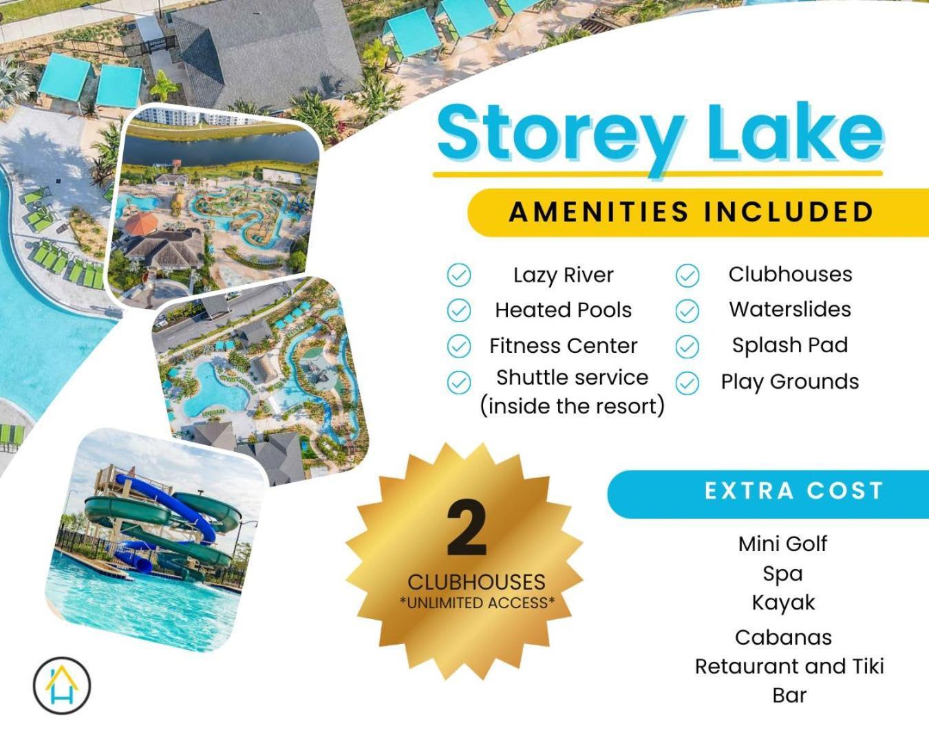 Gorgeous 2Br Lakeview Condo With Waterpark Киссимми Экстерьер фото